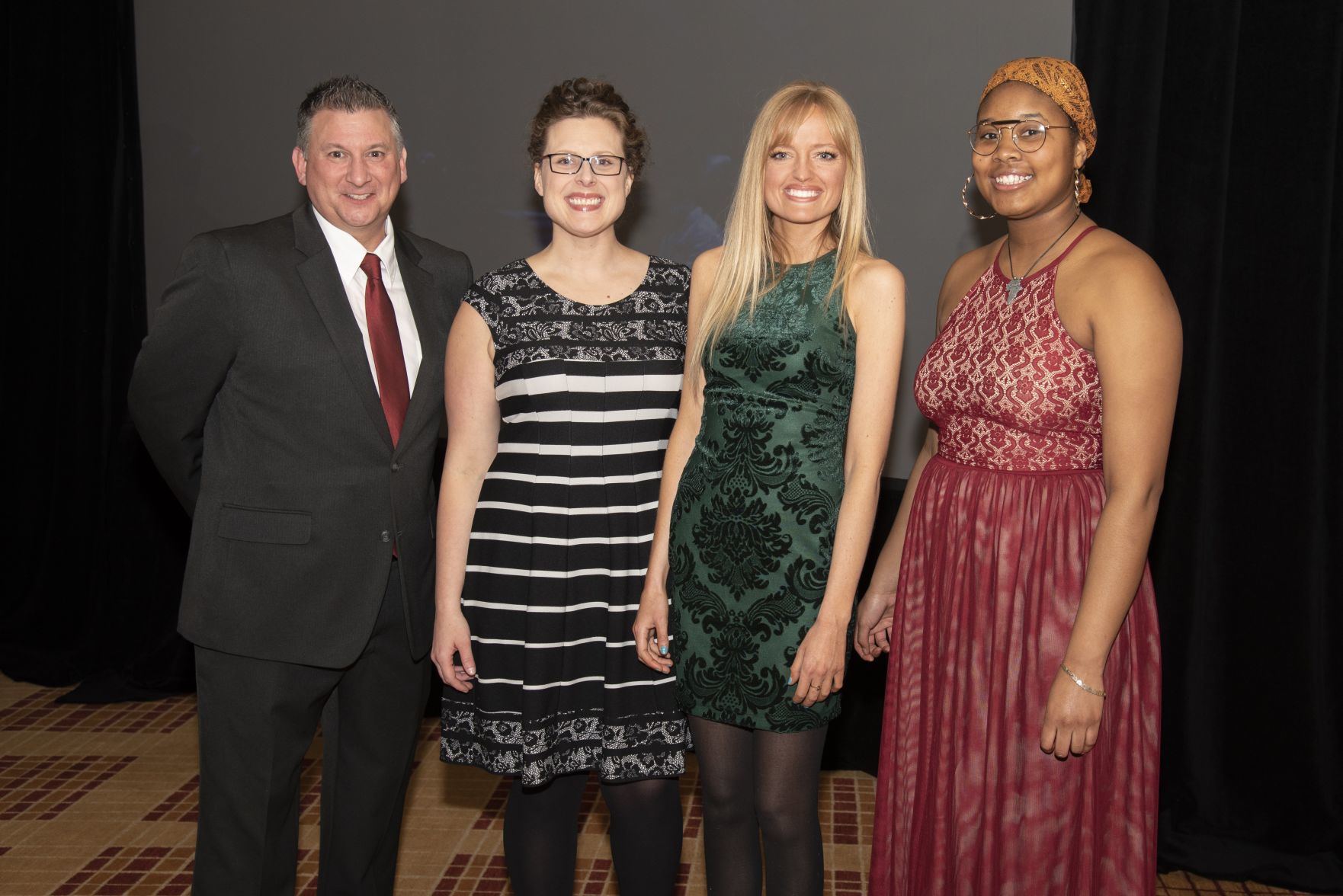 Harry Weiss, Megan Hegger, Nicole Sauer, Keyana Cooke